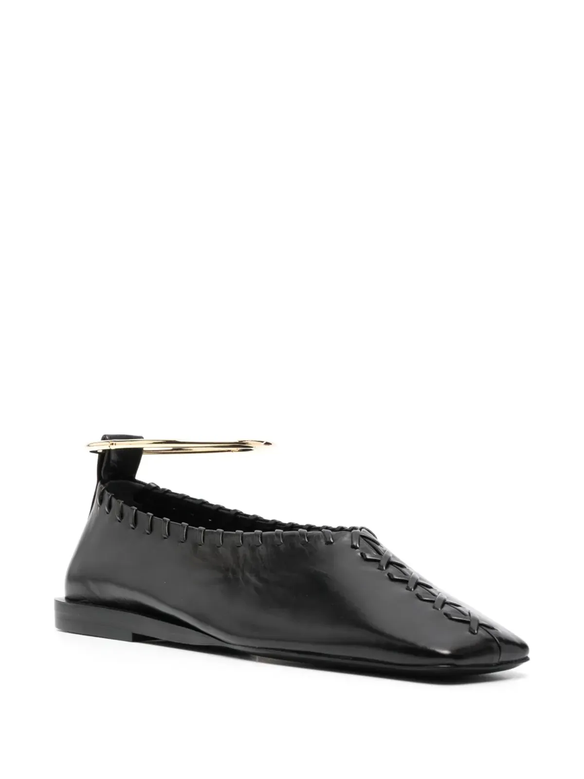 Jil Sander リングディテール バレエシューズ - 画像2