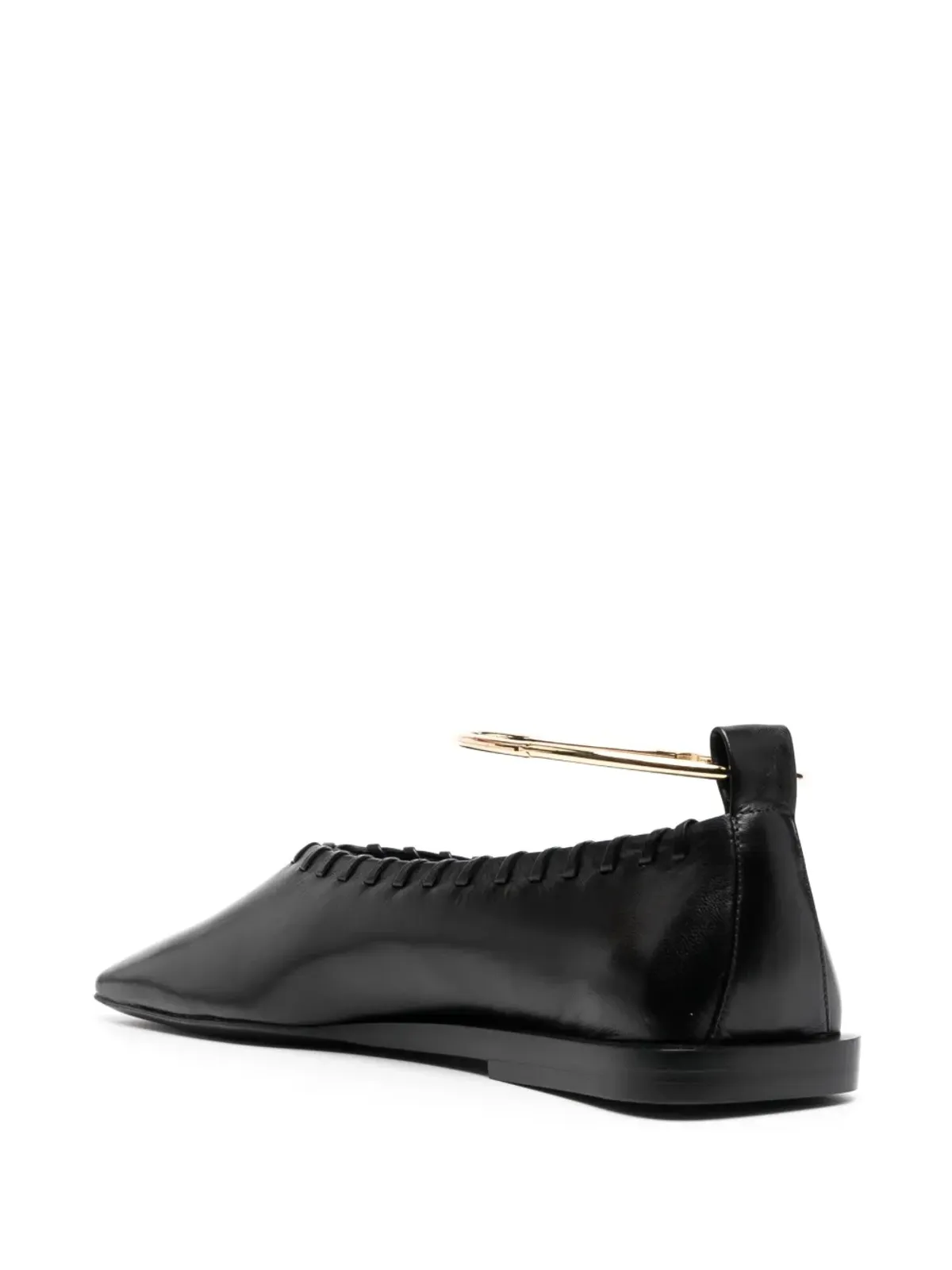 Jil Sander リングディテール バレエシューズ - 画像3