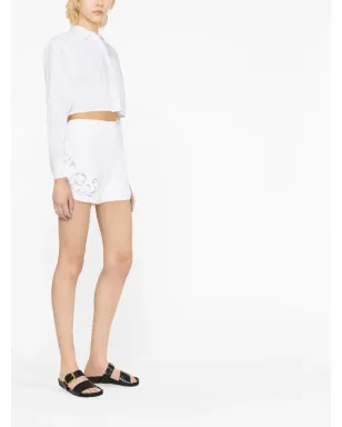 Ermanno Scervino レーストリム ハイウエストショーツ - サムネイル4