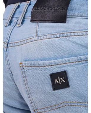 Armani Exchange ロゴパッチ デニムショーツ - サムネイル5