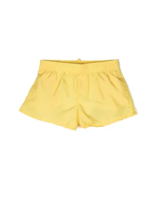DSQUARED2 KIDS 背面アイコンプリント スイムショーツ - イエロー - サムネイル1