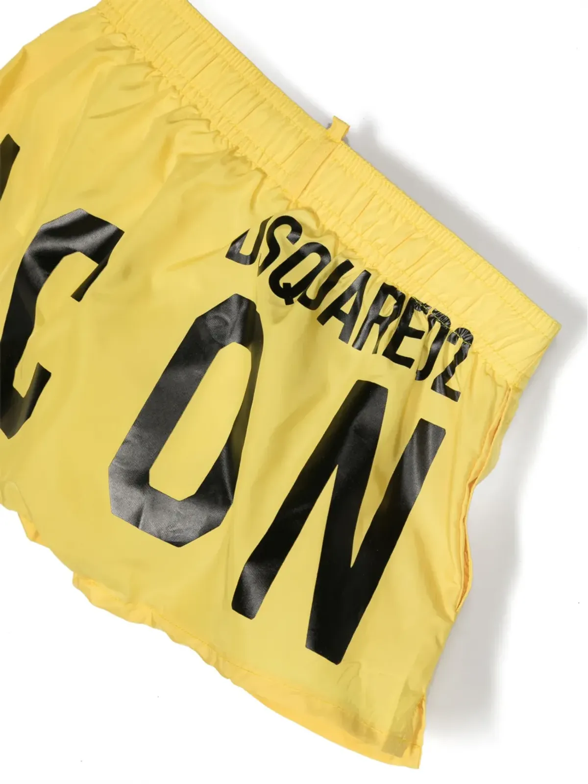 DSQUARED2 KIDS 背面アイコンプリント スイムショーツ - イエロー - 画像2