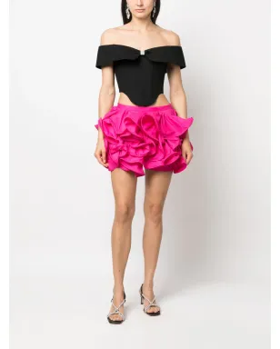 Rochas ロシャス ラッフル ローライズ ミニショーツ - サムネイル2