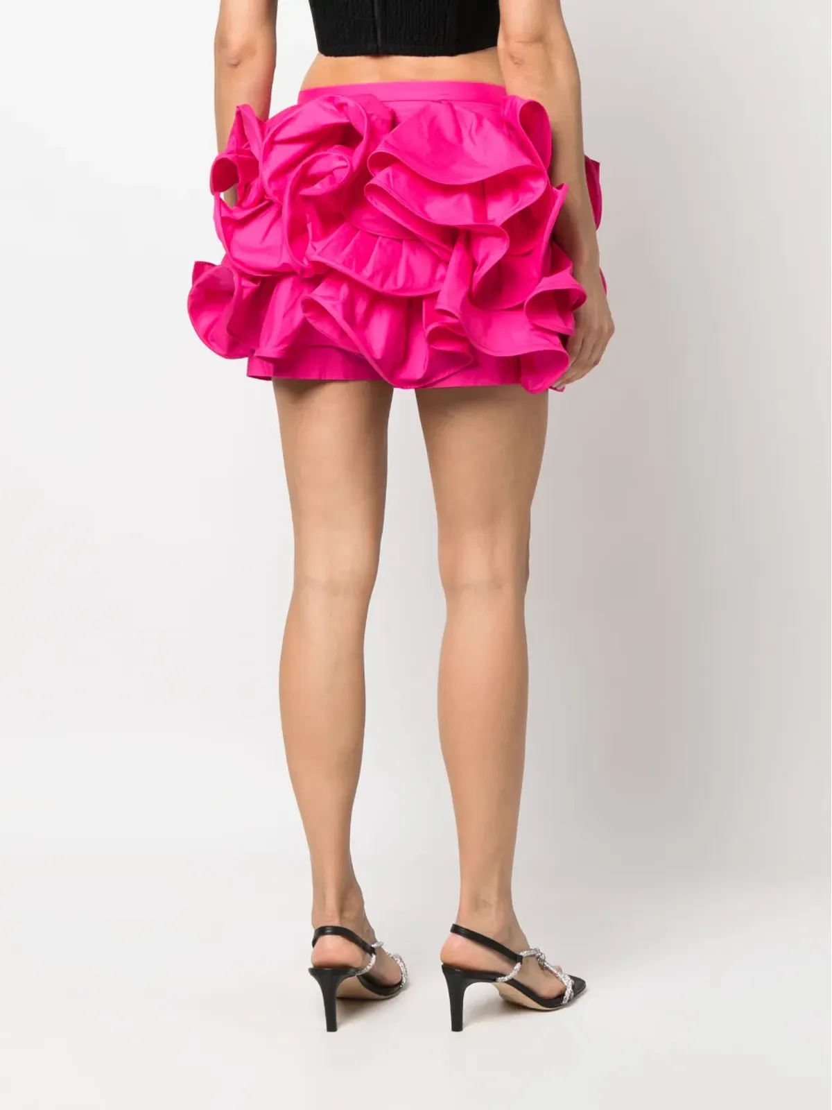Rochas ロシャス ラッフル ローライズ ミニショーツ - 画像4