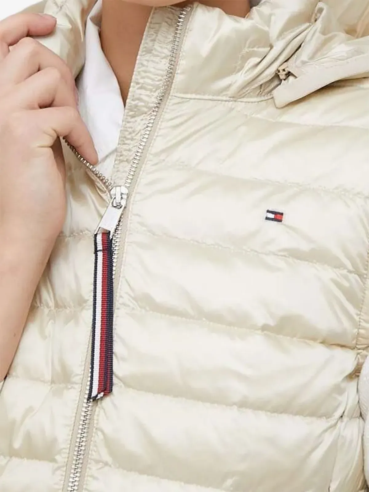 Tommy Hilfiger ジップアップジレ - Neutrals - 画像5
