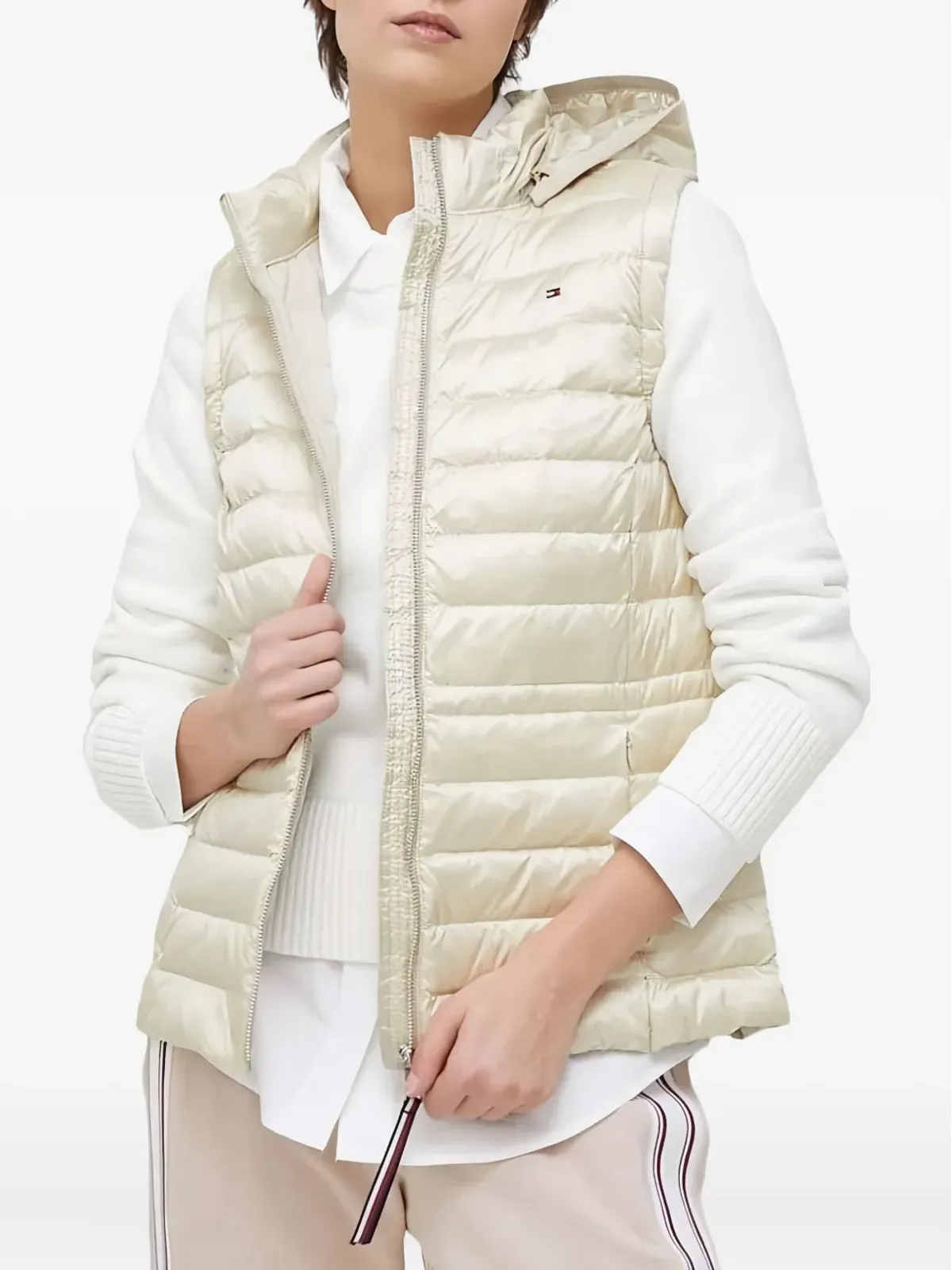 Tommy Hilfiger ジップアップジレ - Neutrals - 画像3