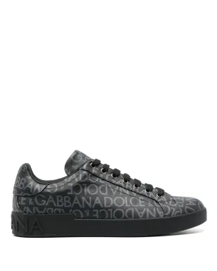 Dolce & Gabbana Portofino コーティングジャカードスニーカー - サムネイル1