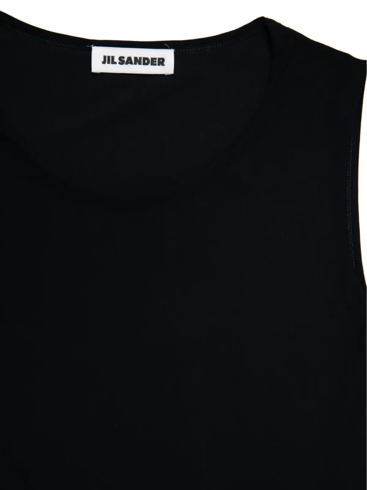 Jil Sander ノースリーブストレッチタンクトップ - 画像3
