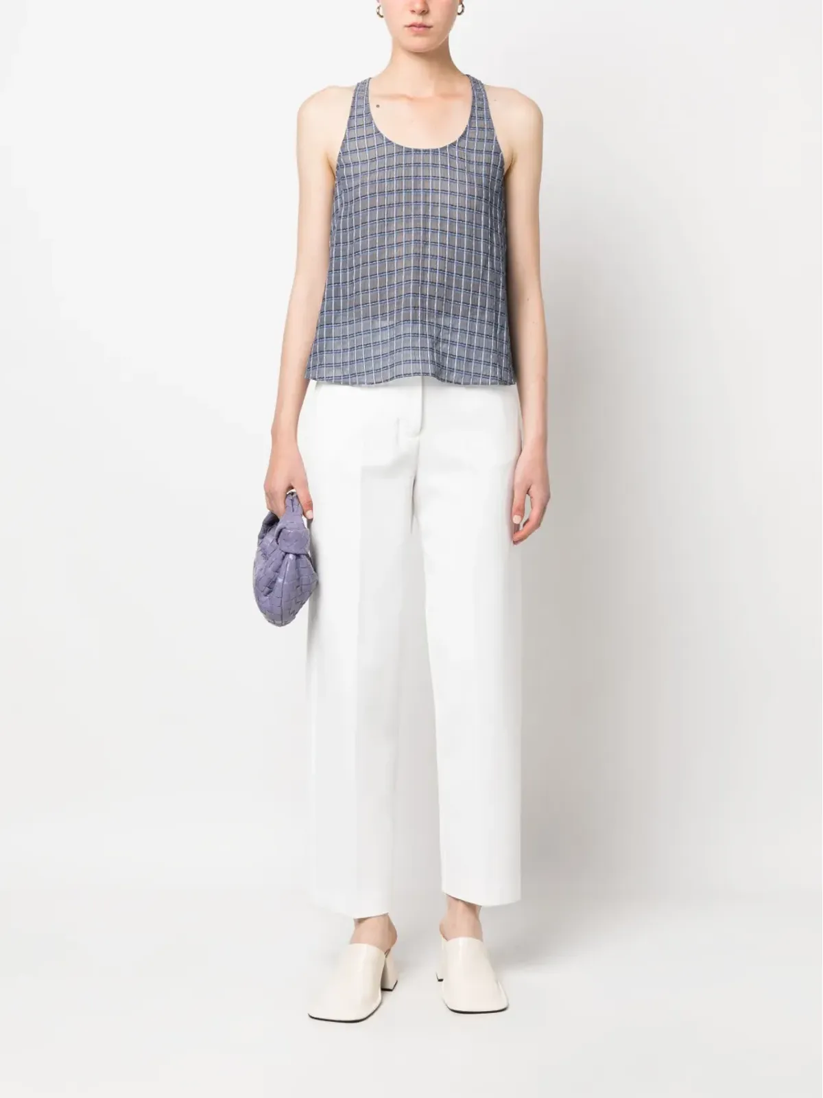 Emporio Armani レーサーバック タンクトップ（グレー） - 画像2