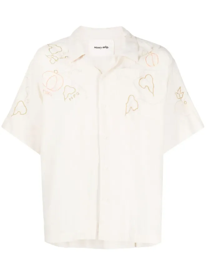 STORY mfg. STORY mfg. グラフィックプリント半袖シャツの商品画像