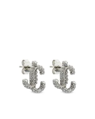 Jimmy Choo ジミー チュ JC クリスタル装飾スタッドピアス - サムネイル3