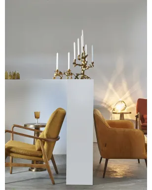 POLSPOTTEN Apple Tree candle holder - Gold - サムネイル5