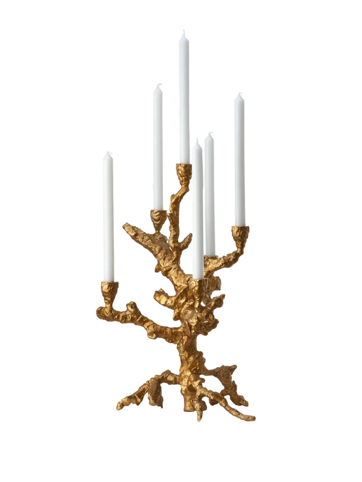 POLSPOTTEN Apple Tree candle holder - Gold - 画像3