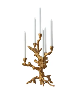 POLSPOTTEN Apple Tree candle holder - Gold - サムネイル3