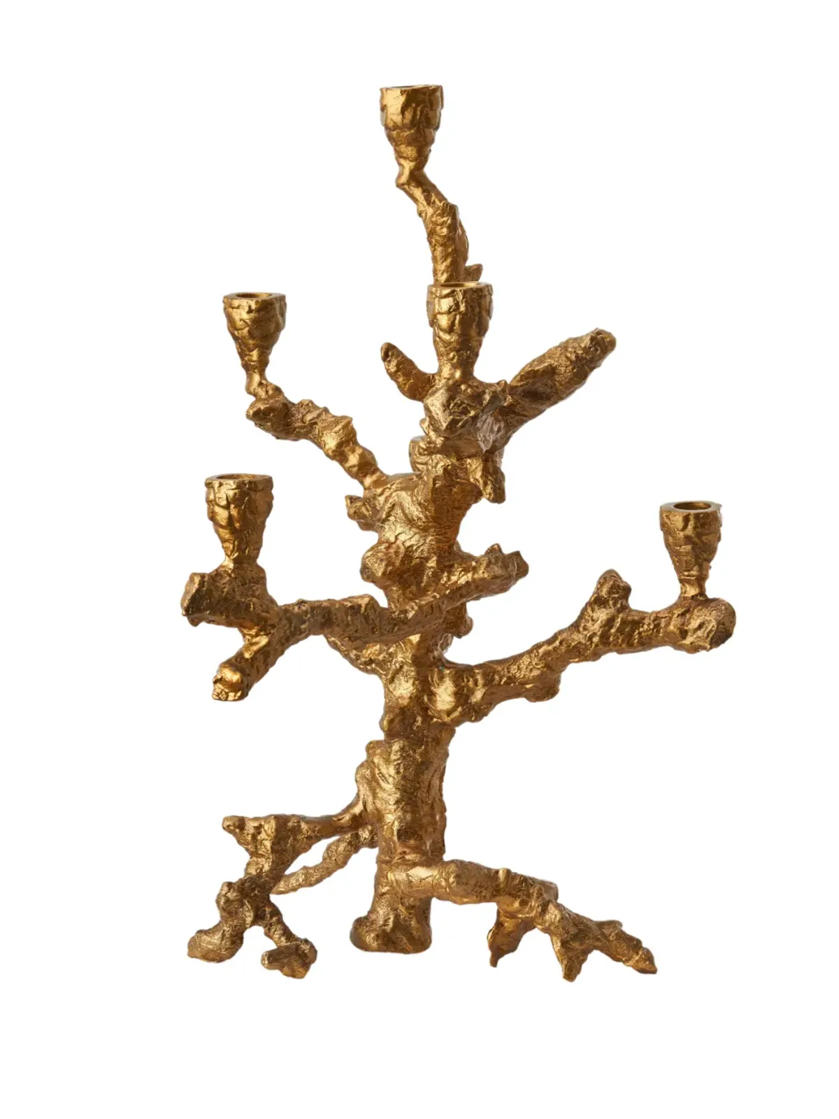 POLSPOTTEN Apple Tree candle holder - Gold - 画像4