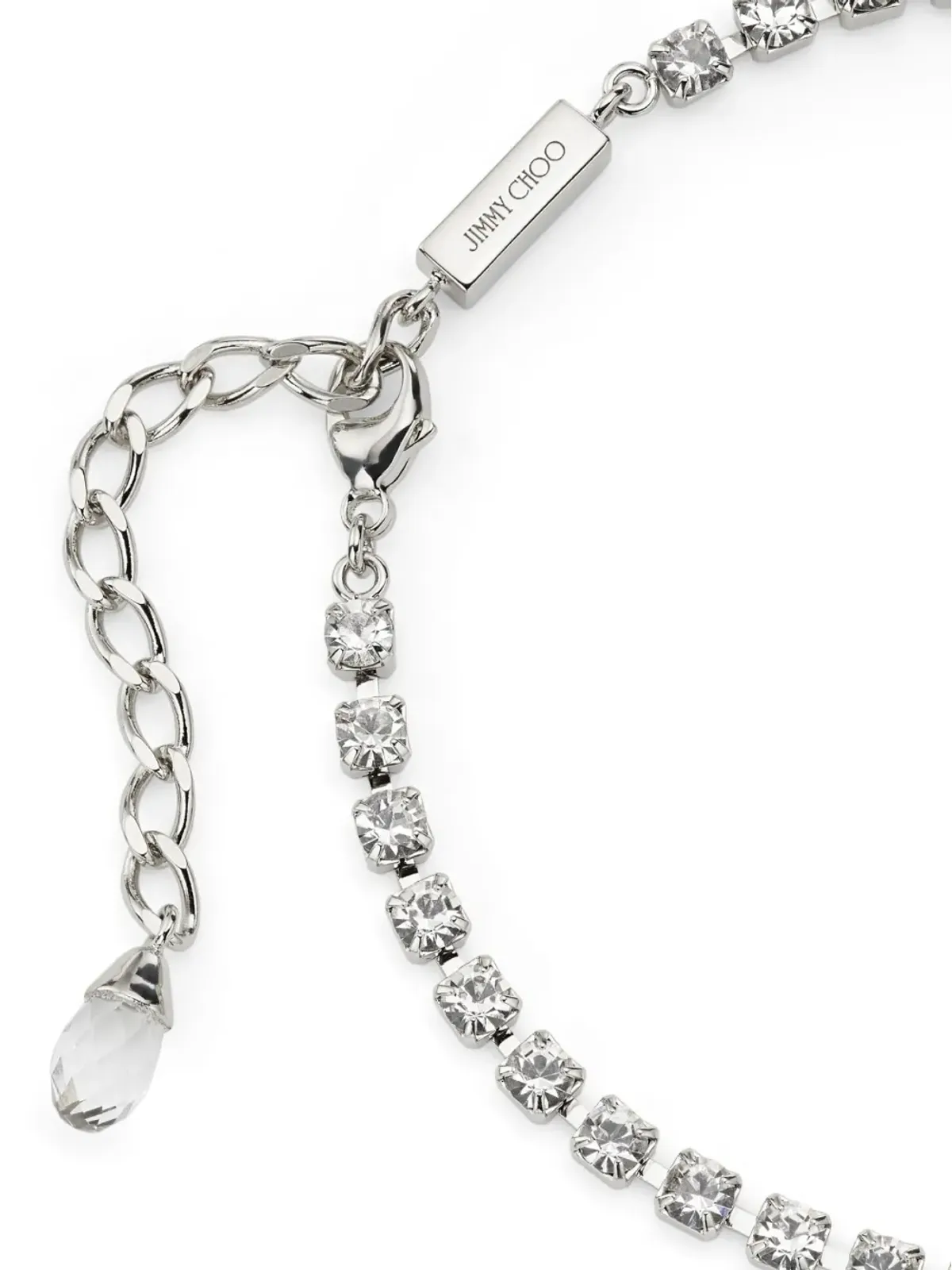 Jimmy Choo Saeda クリスタル装飾アンクレット - 画像5