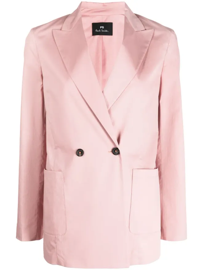 PS Paul Smith PS Paul Smith ダブルブレストブレザー ピンクの商品画像