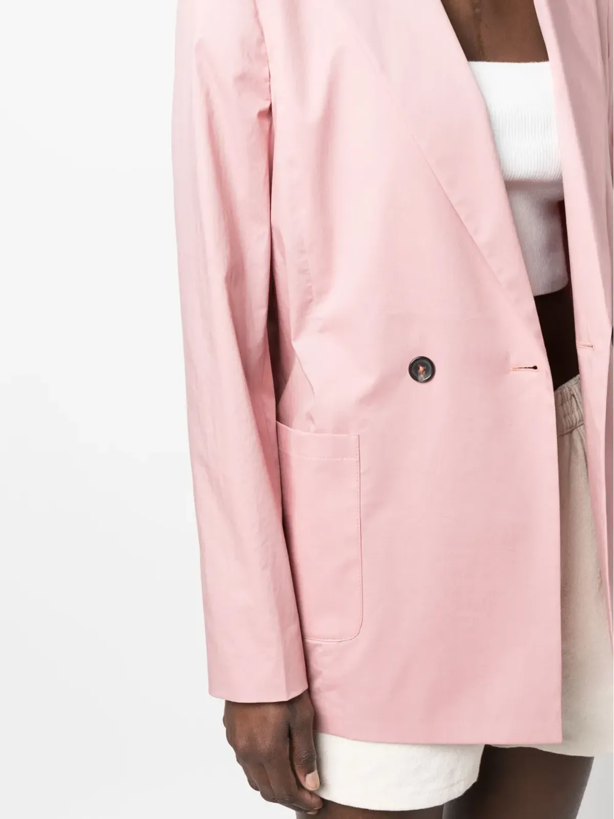 PS Paul Smith ダブルブレストブレザー ピンク - 画像5