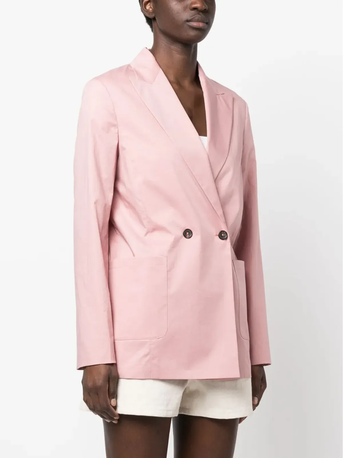 PS Paul Smith ダブルブレストブレザー ピンク - 画像3