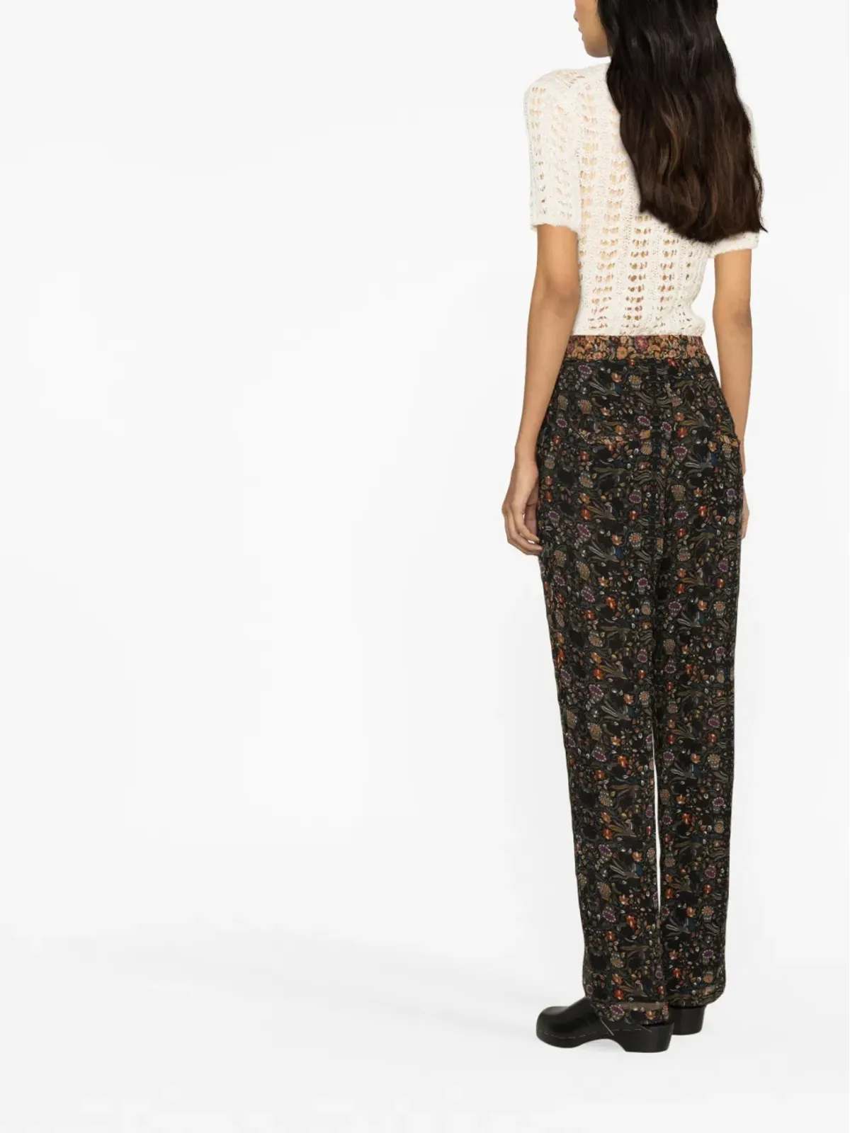 ISABEL MARANT オジオ 花柄プリント シルクパンツ - 画像3