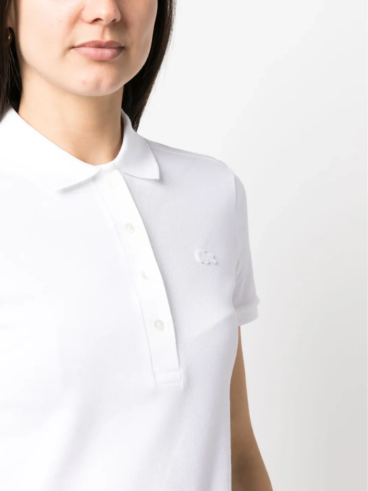 Lacoste ロゴパッチポロドレス - 画像5