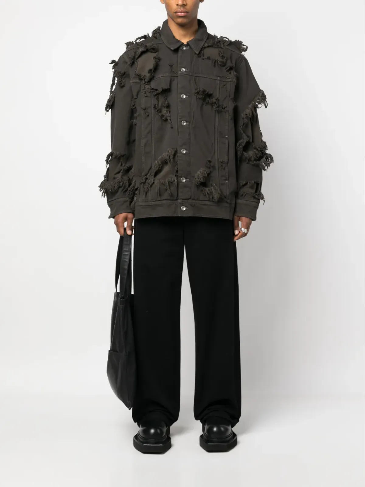 Rick Owens DRKSHDW レイヤードディテールジャケット - 画像2