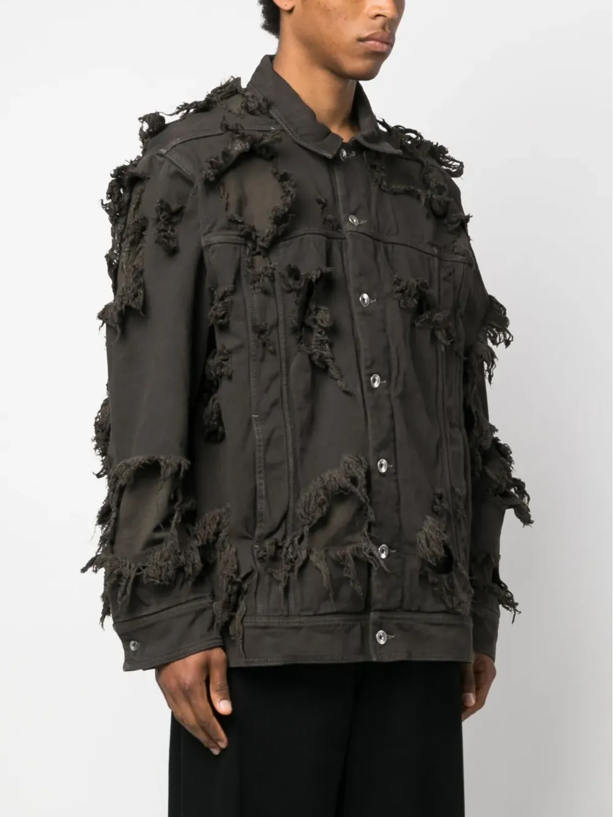 Rick Owens DRKSHDW レイヤードディテールジャケット - 画像3