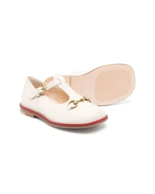 Gucci Kids Horsebit-detail バレリーナ - サムネイル2