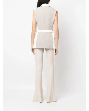 Victoria Beckham ツートーン ノースリーブ ジャケット - サムネイル4