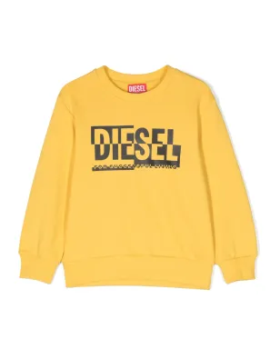 Diesel Kids ロゴプリント コットン スウェットシャツ - サムネイル1
