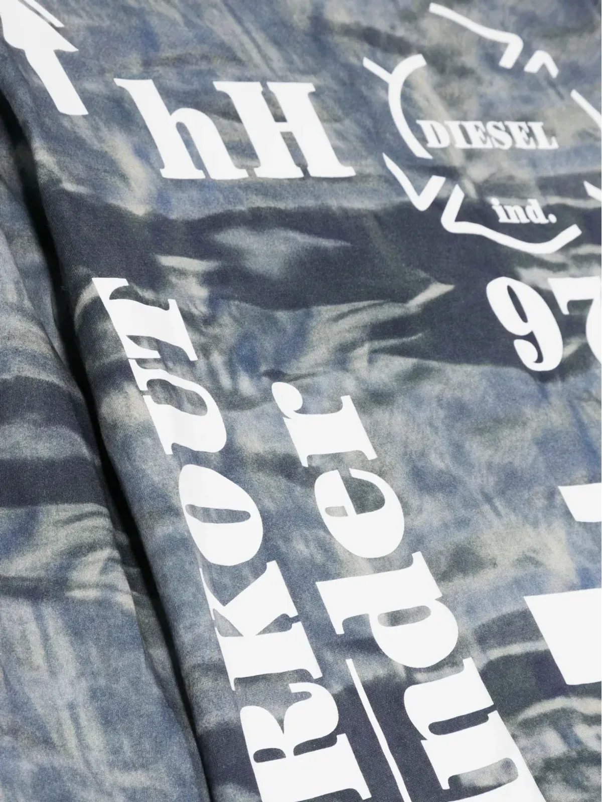 Diesel Kids distressed-effect ロングスリーブTシャツ - 画像3