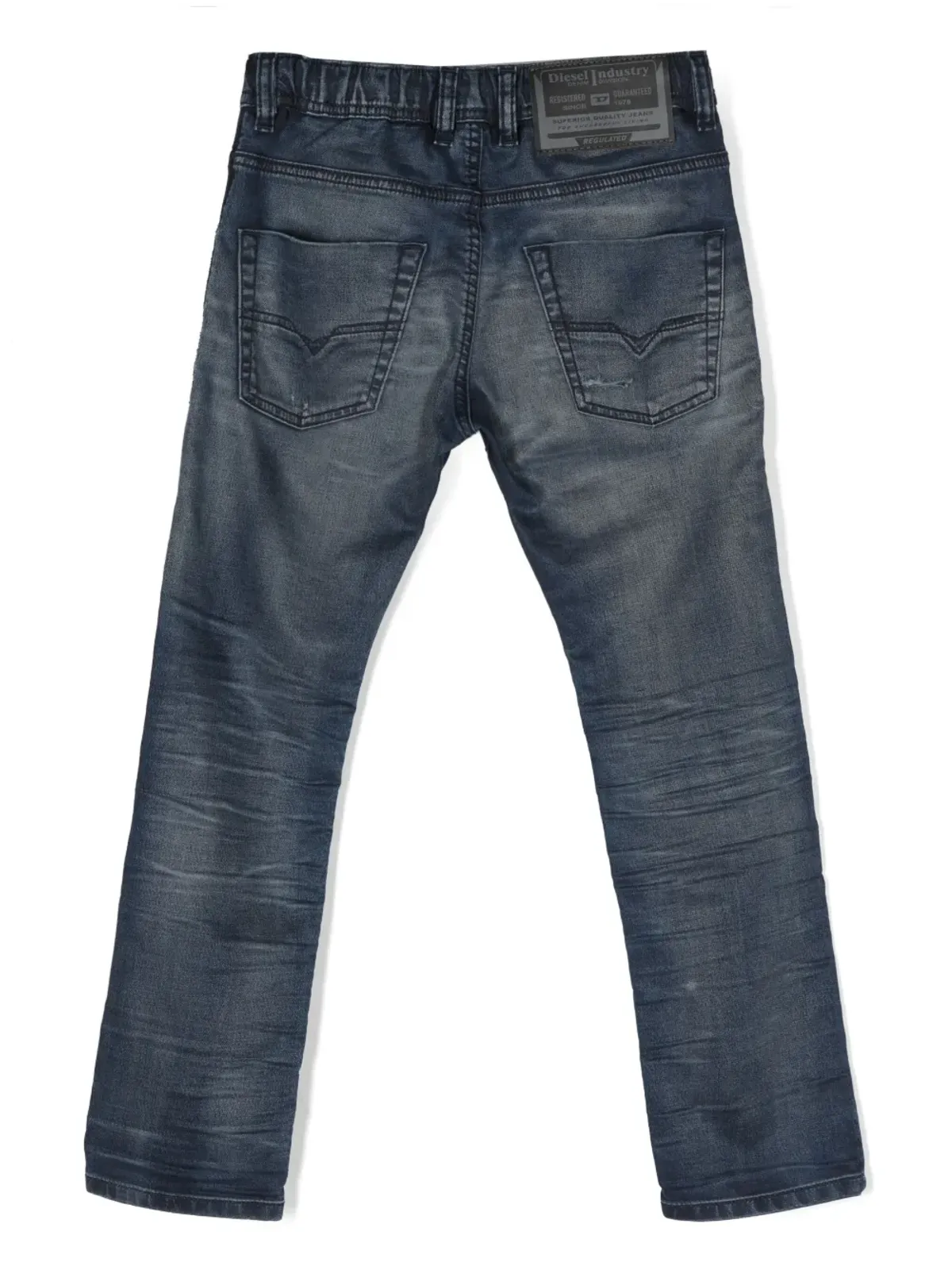 Diesel Kids Krooleyストレートレッグジーンズ ブルー - 画像2