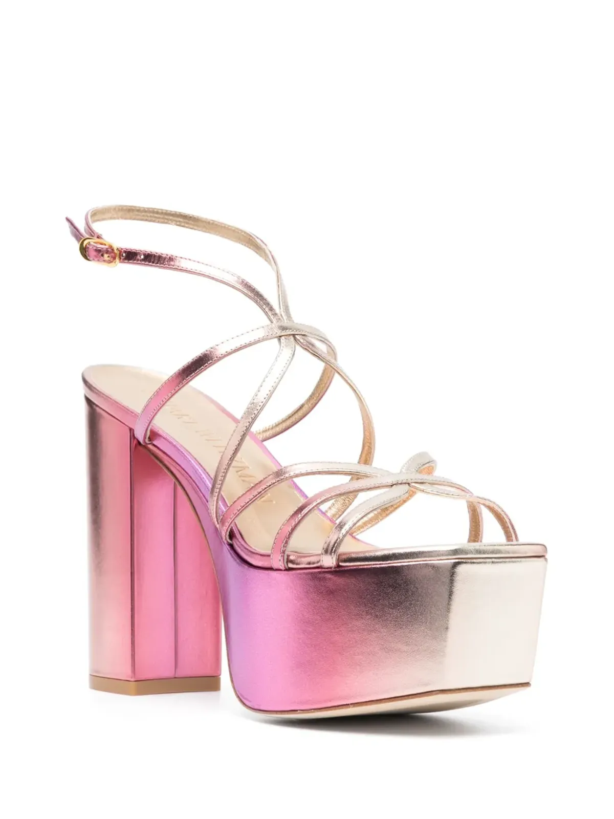 Stuart Weitzman Barelythere プラットフォームサンダル - 画像2