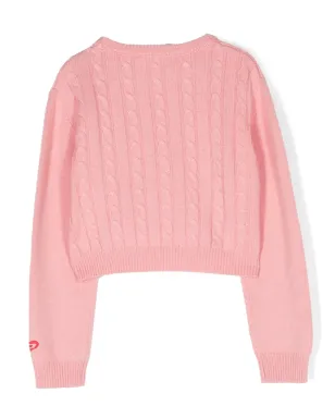 Diesel Kids ケーブル編みスウェットシャツ - サムネイル2