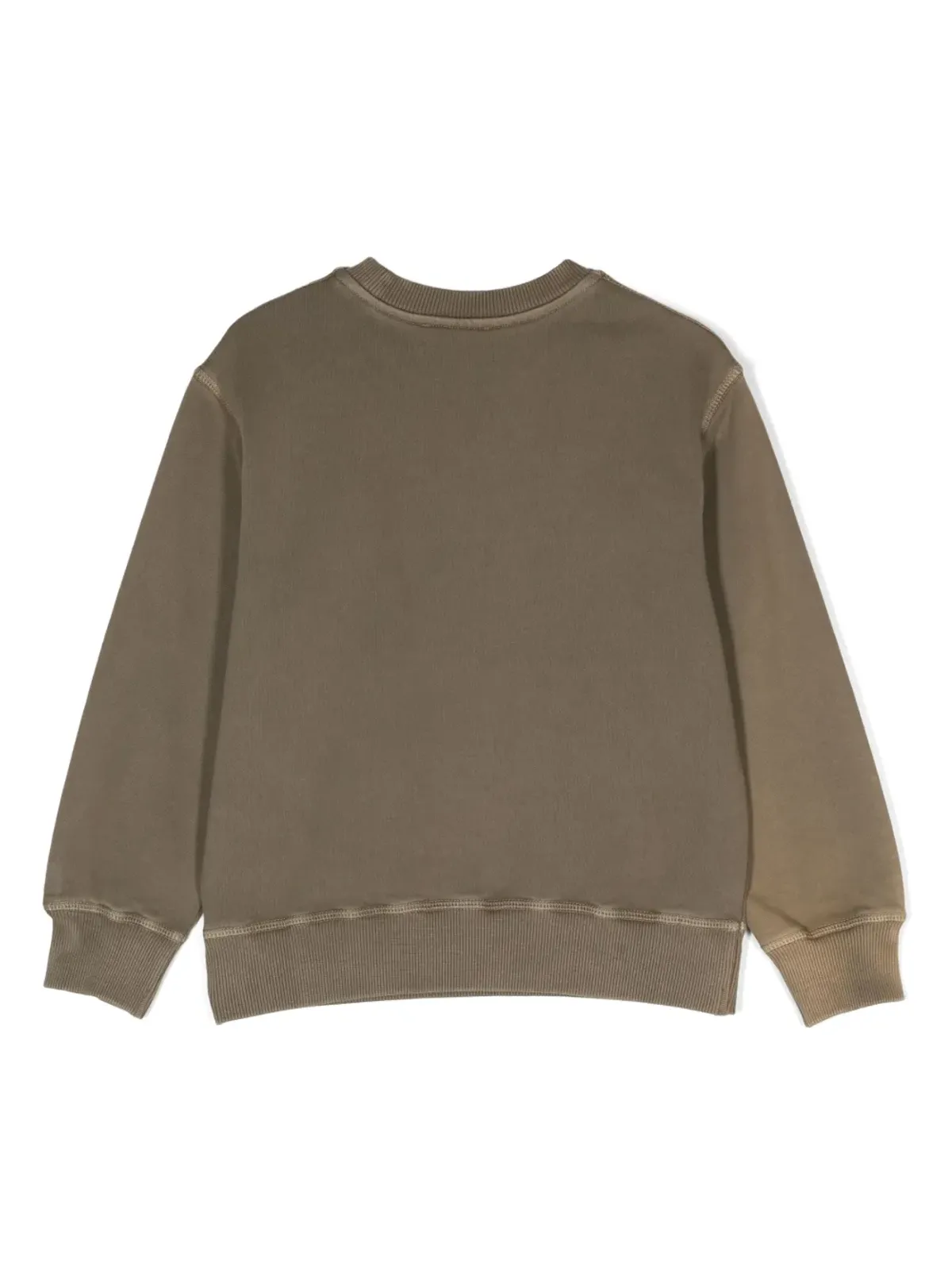 Diesel Kids ロゴ刺繍入りコットン スウェットシャツ - グリーン - 画像2