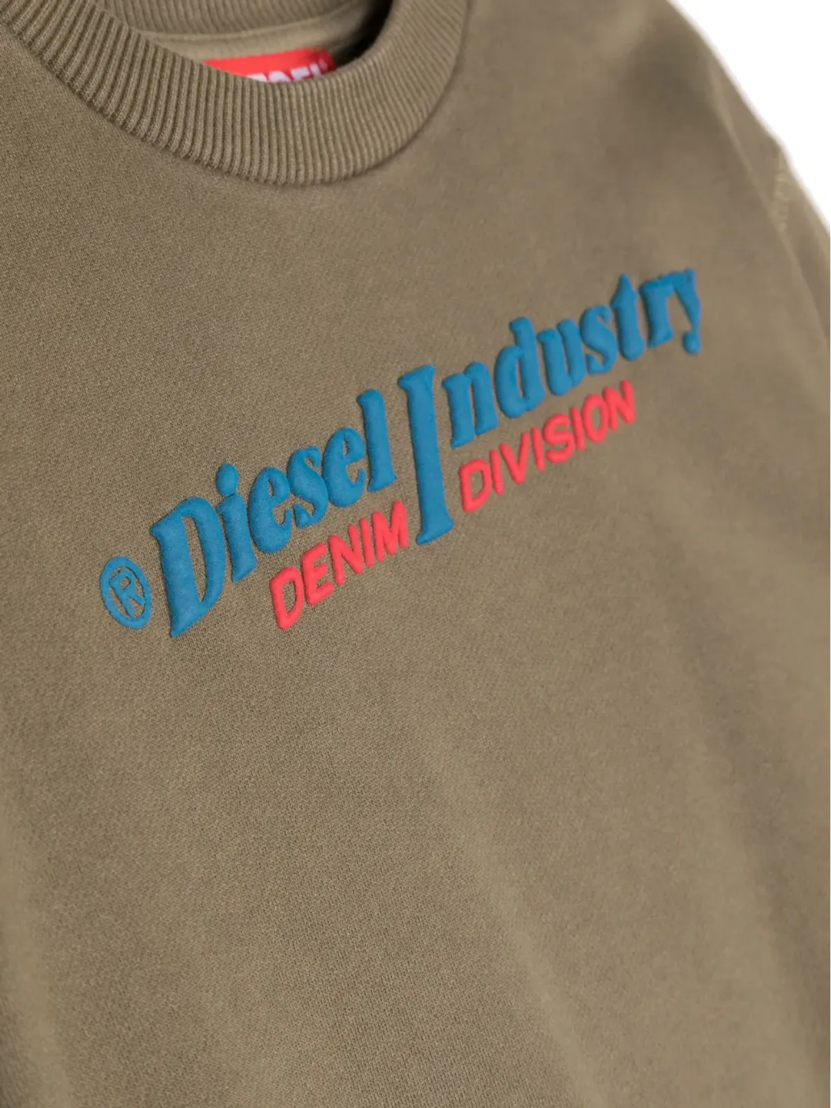 Diesel Kids ロゴ刺繍入りコットン スウェットシャツ - グリーン - 画像3