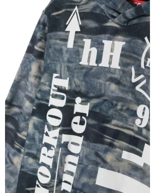 Diesel Kids グラフィックプリント コットン パーカー - サムネイル3