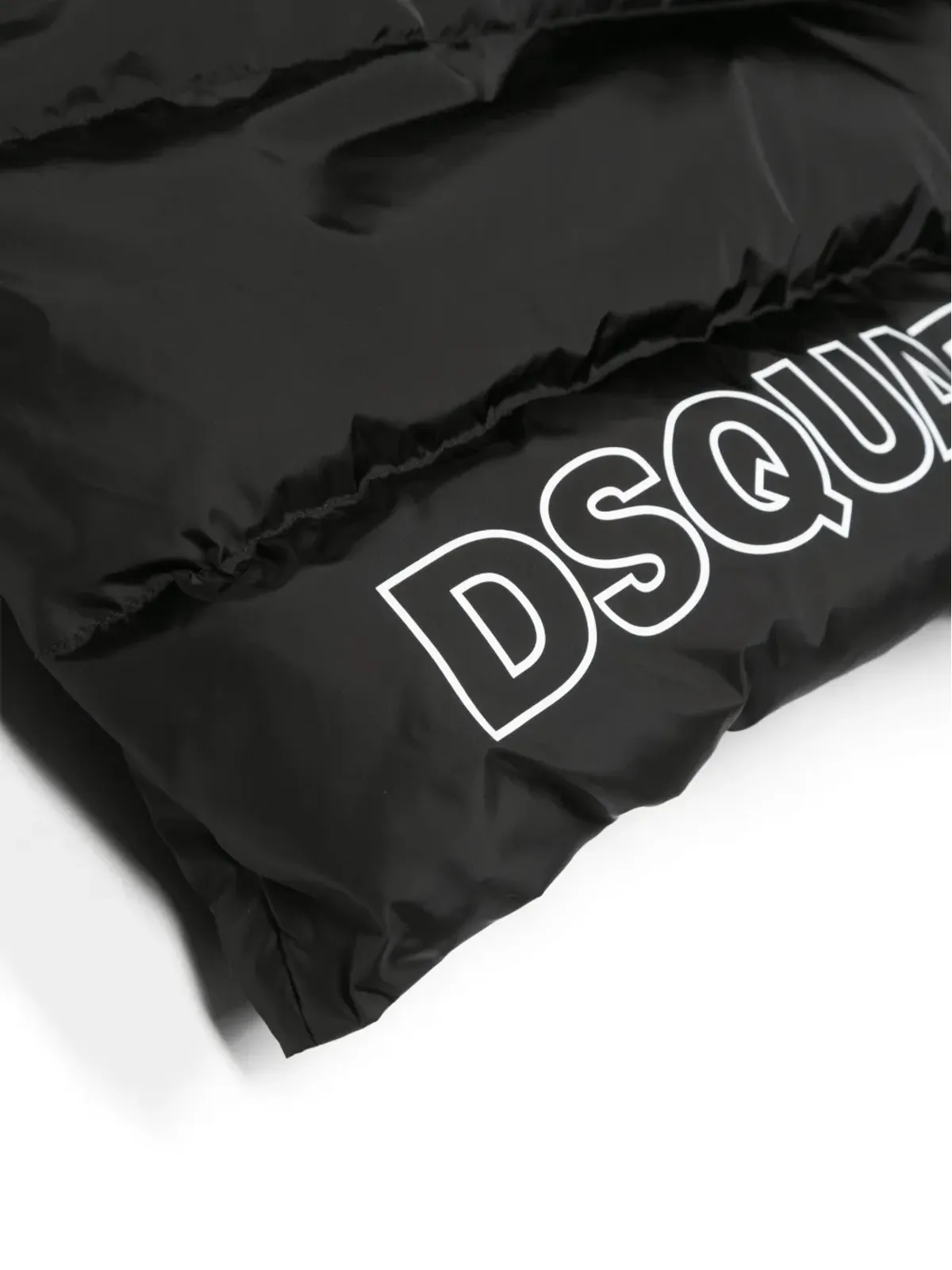 DSQUARED2 KIDS ロゴプリント フード付きジレ - 画像3