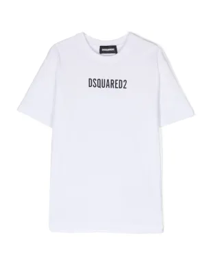 DSQUARED2 KIDS ロゴプリント半袖コットンTシャツ - サムネイル1