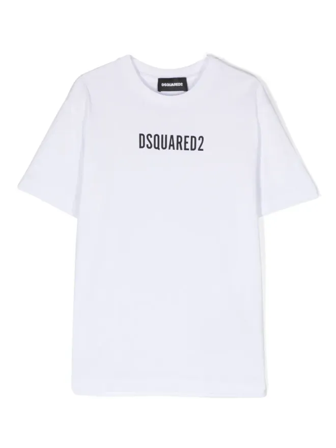 DSQUARED2 KIDS DSQUARED2 KIDS ロゴプリント半袖コットンTシャツの商品画像
