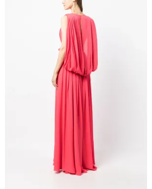 Elie Saab リボンディテール ダブルジョージェット ガウン - サムネイル4