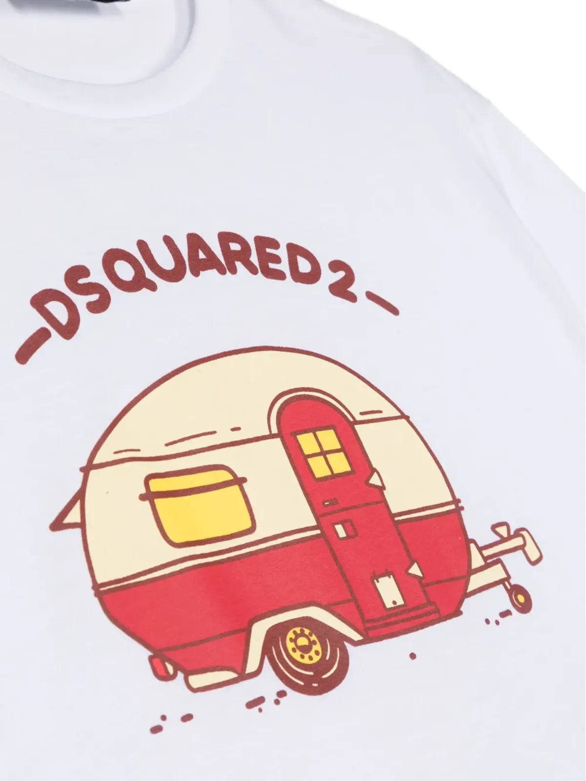 DSQUARED2 KIDS グラフィックプリント コットンTシャツ - White - 画像3
