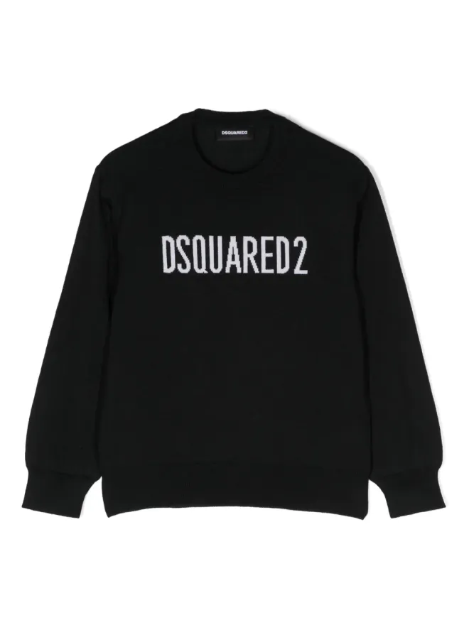 DSQUARED2 KIDS DSQUARED2 KIDS ロゴプリント クルーネック ジャンパーの商品画像