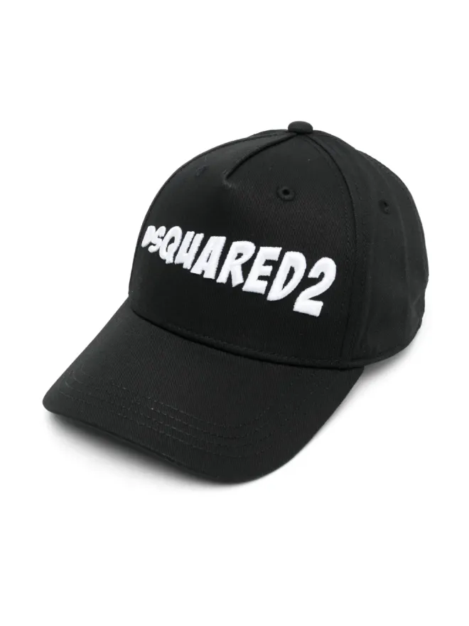 DSQUARED2 KIDS DSQUARED2 KIDS ロゴ刺繍コットンベースボールキャップの商品画像