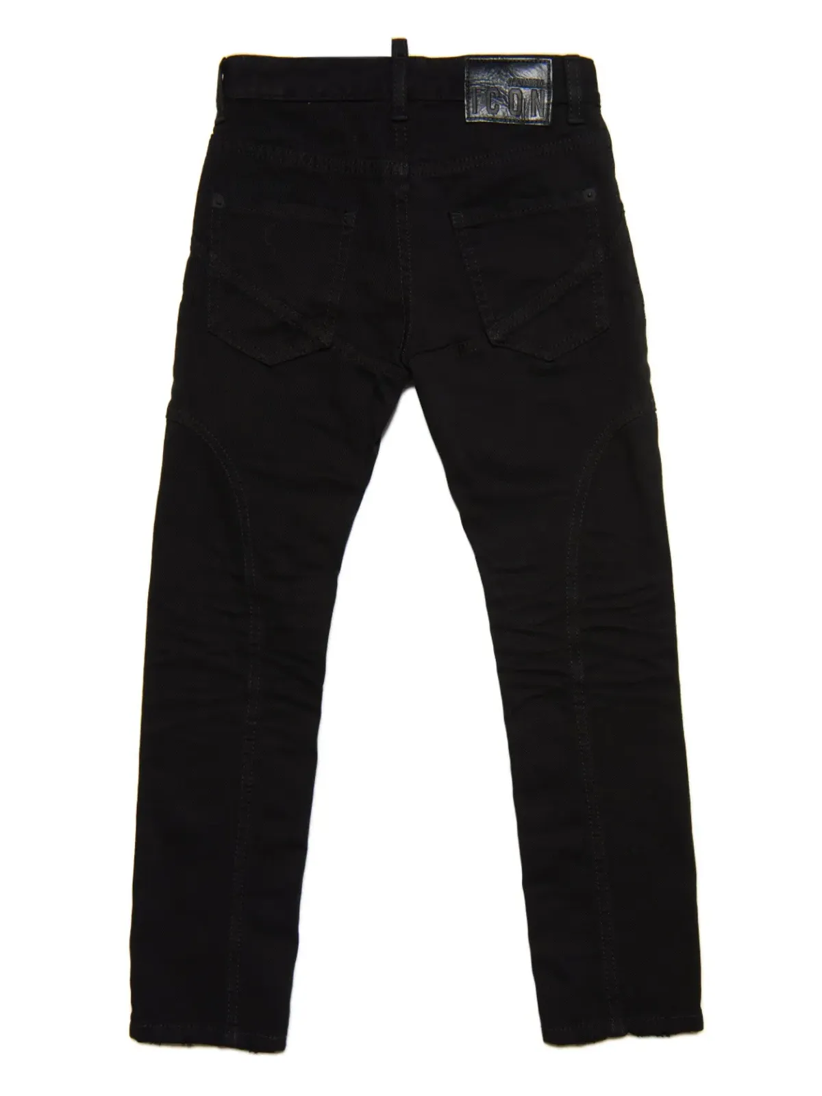 DSQUARED2 KIDS ストレートレッグ コットンデニムジーンズ - 画像2