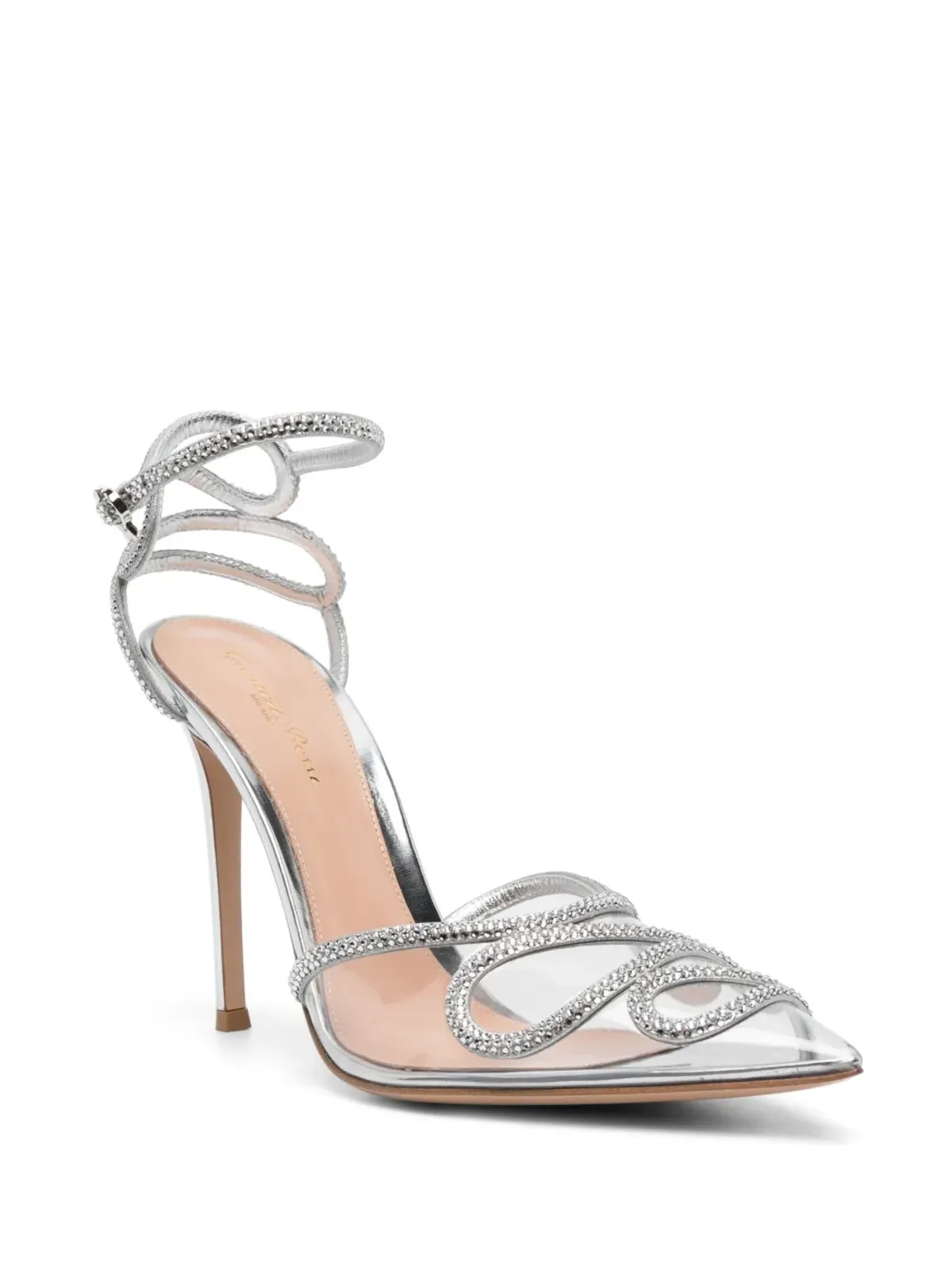 Gianvito Rossi クリスタル装飾パンプス - 画像2