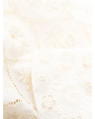 Gucci ブロderie anglaise コットン ミディドレス - サムネイル5