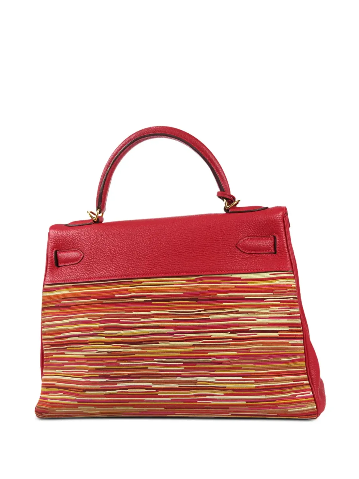 Hermès Pre-Owned Vibrato Kelly Retourne ハンドバッグ レッド - 画像2