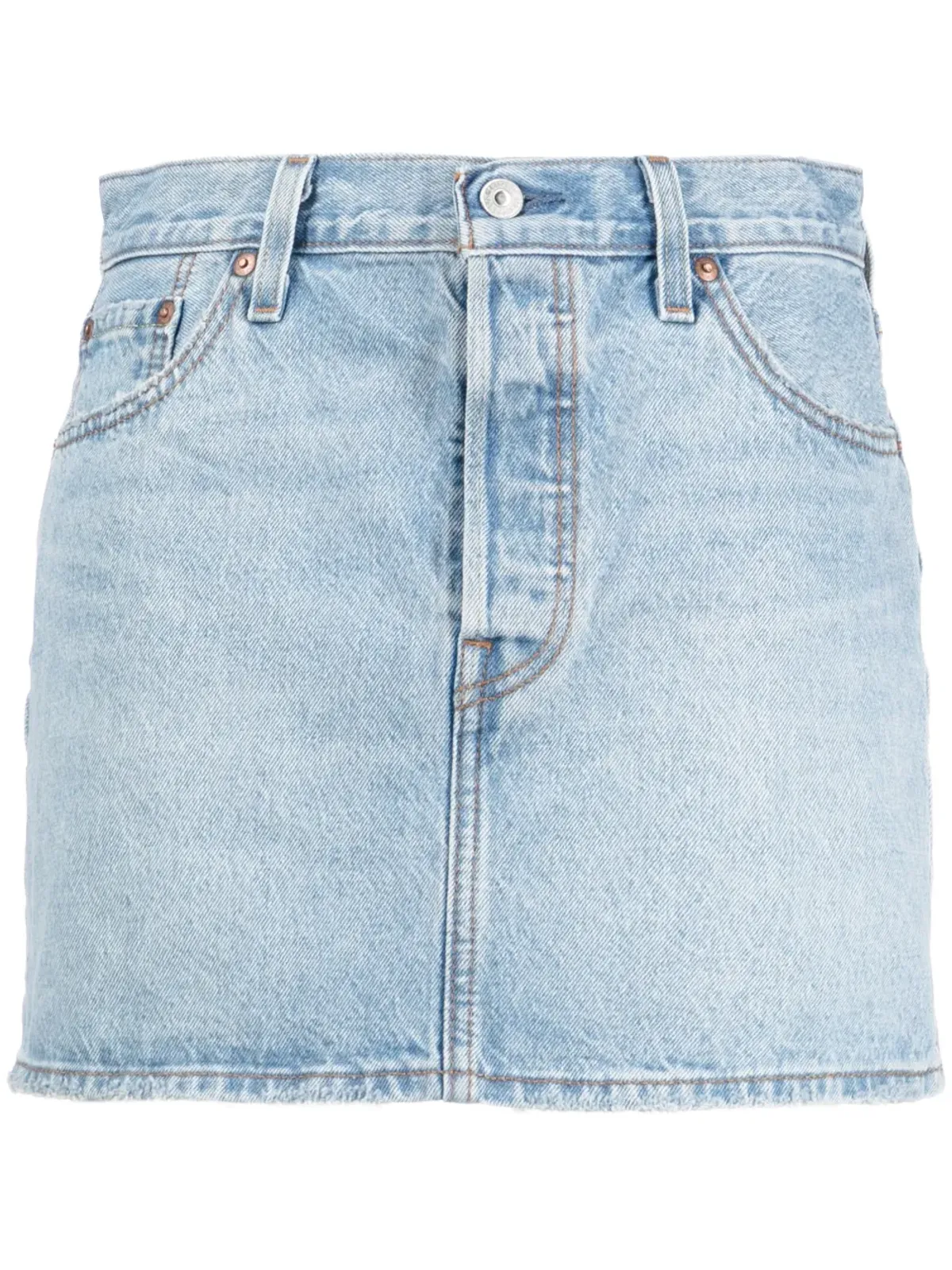 Levi's ミッドライズデニムスカート - 画像1