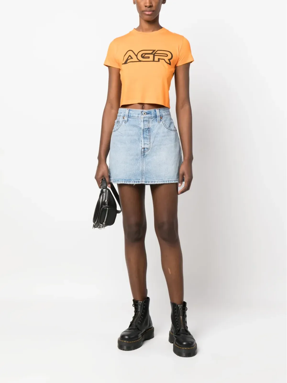 Levi's ミッドライズデニムスカート - 画像2